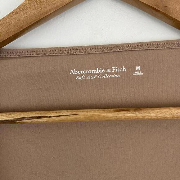 ABERCROMBIE brown bow cut out long sleeve bodysuit - Picture 4 of 5